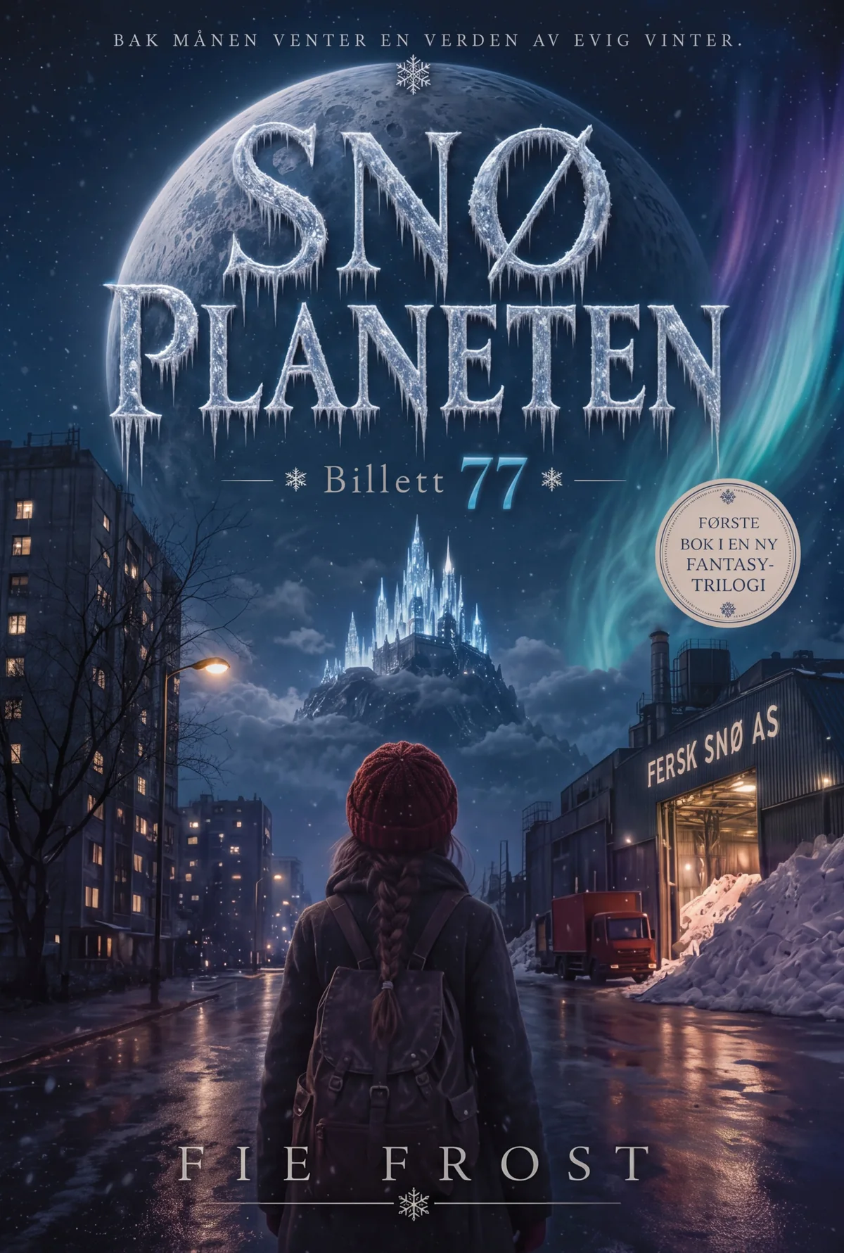 Bokomslaget til SNØPLANETEN – Billett 77