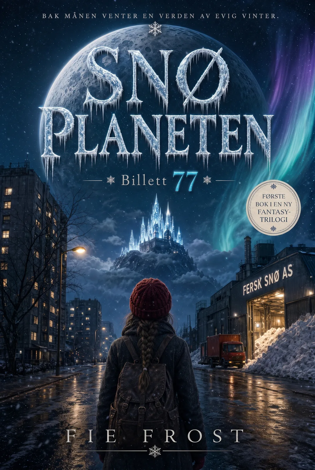 Bokomslaget til SNØPLANETEN – Billett 77